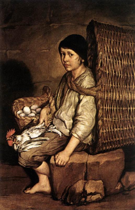 CERUTI, Giacomo Boy with a Basket Norge oil painting art